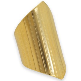 Gold sterling silver ear cuff for men, mens earring, earring for men, unisex earring, hammered sterling silver earcuff earring, unusual mens gift, boyfriend gift