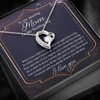 Larvincy To My Mom Necklace from Son with Heartfelt Message