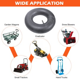 MaxEarn Set of 2 13 x 5.00-6 Tyre Inner Tube, Lawn Mower Tyre, Air Hose with Straight Valve Stem, TR13, Tyre Tube for Ride-on Mowers, Wheelbarrows, Lawn Tractors, Mowers, Hand Cart and More