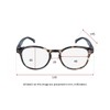 SILAC Lesebrille Herren und Unisex – Runde Gläser – Schildpatt-Muster