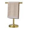 RUMOSE 13 Inch Brushed Gold Towel Stand Hand Towel Holder