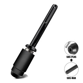 SDS Max to SDS Plus Adapter for Rotary Hammers, Chuck Adaptor Converter, Chuck Drill Converter Shank Quick Tool, SDS Max to SDS Plus Adapter Chuck Drill Adapter Quick Tool for All SDS Max Drills