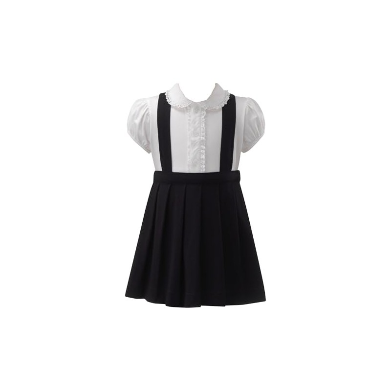 Rachel Riley Eloise Jersey Blouse & Pinafore Set