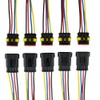 ZYTC 4 Pin Way Car Waterproof Wire Connector Plug Auto