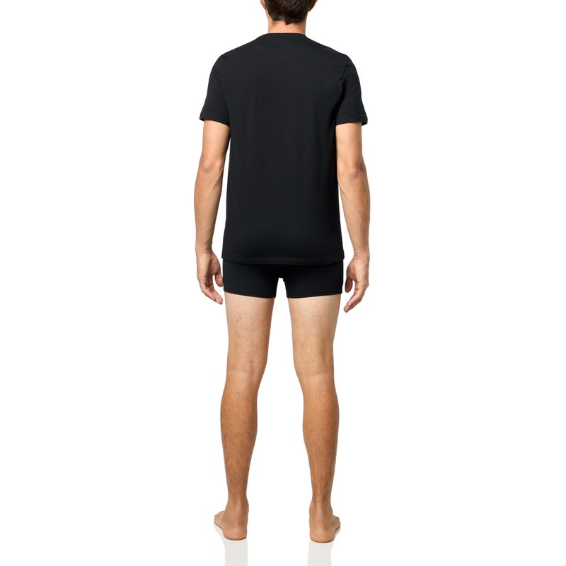GUESS Men's Tee+Trunk Pack, Jet Black