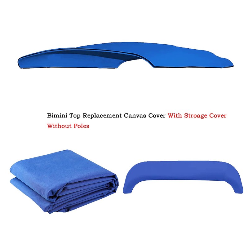 Canvas Bimini Top Replacement - 3 Bow Cover for Boat