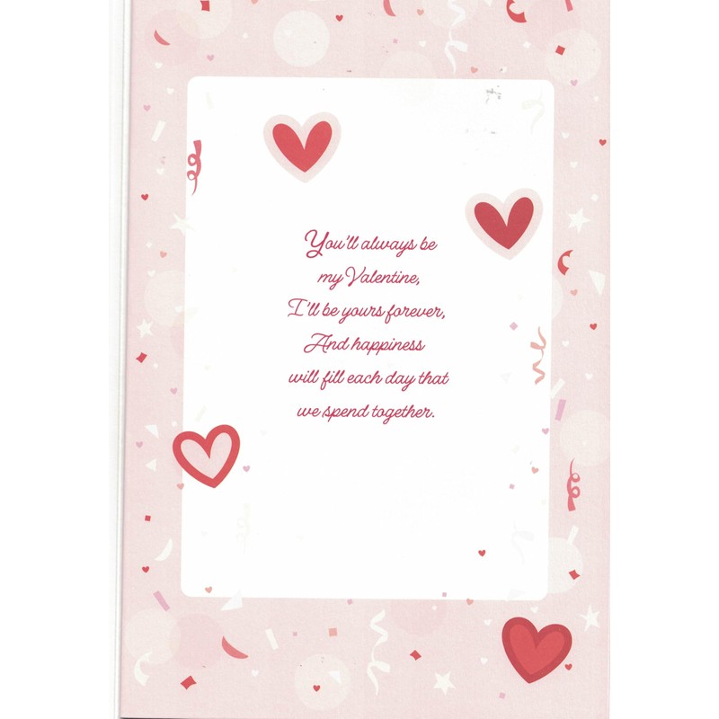 Romantic Valentine's Day Card for Girlfriend, Extra Large 30.5 x