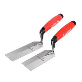 Goldblatt Industries Margin Trowel set, 6"X2" & 5"X2", Professional Masonry Flooring Tool for Concrete, Cement, Tile