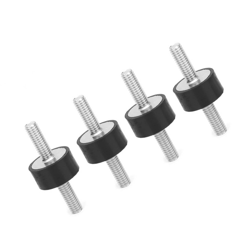4pcs M6 Rubber Mounts, Male Anti Vibration Silentblock Car Boat