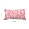 PrintingCo Throw Pillow Cover Pink Cheetah Leopard Print Lumbar Pillow