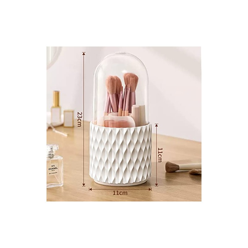 FIVAVA Make Up Organiser 360° Rotatable Makeup Brush Storage 5