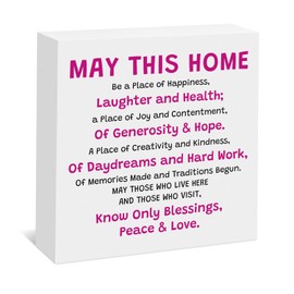 Housewarming Gifts for Women Men New Home Wooden Box Sign Decor House Warming Gift for Family Colleagues Friends Sisters Homeowners Apartment Wooden Plaque First Home New Beginning Closing Gifts