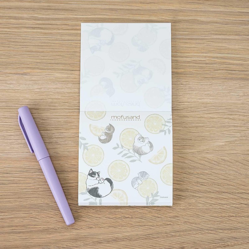 Sunstar Stationery Mofusand Memo Square Lemon Tea S2840464