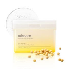 mixsoon mixsoon Bean Toner Pad,Moisturizing, Elasticity,Exfoliation, Bean Extracts, Cotton Pad (280ml/9.46fl.oz/70 Sheets)