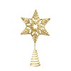 Christmas Tree Topper Star,Mini Star Tree Topper Gold Small,Gold Glitter