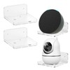 Liboer Small Wall Mount Floating Shelves 2 PCS Monitor Wall