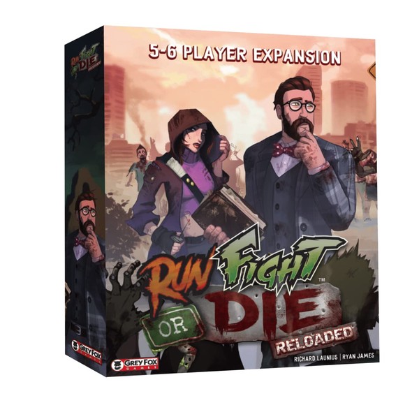 Grey Fox Games Run Fight or Die Reloaded: 5-6 Player Expansion, Multi-Colored