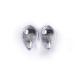 Topzone Lighting Clear Motorcycle Indicators Turn Signal Lens For Yamaha 2002-2006 R1, 2009-2010 R1, 2003-2005 R6, 2006-2010 R6S, 2004-2009 FZ6, 2006-2010 FZ1