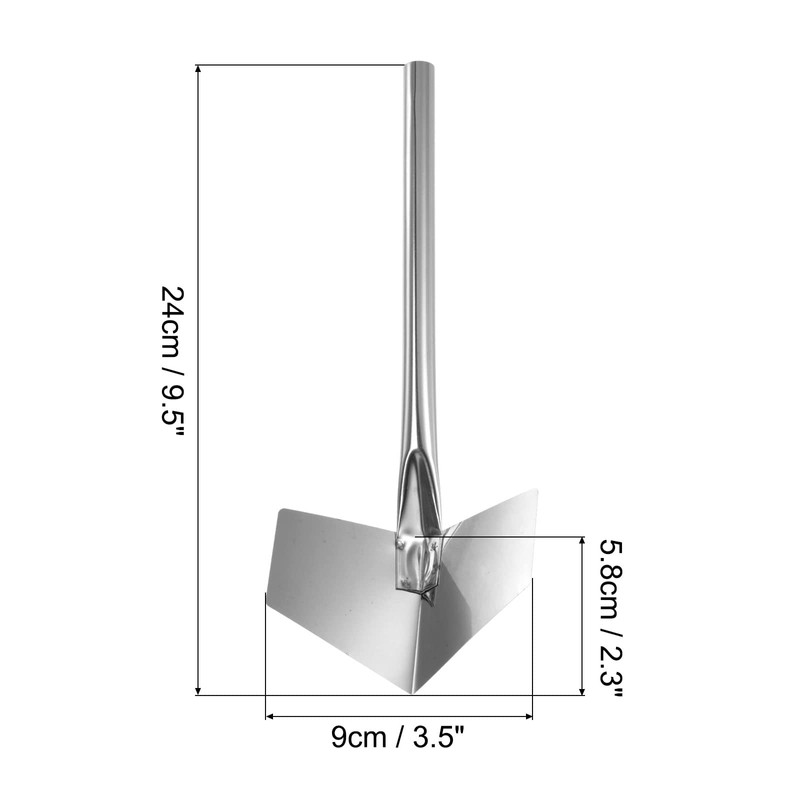 sourcing map Inside Corner Trowel 3.5 Inch Drywall Corner Tool