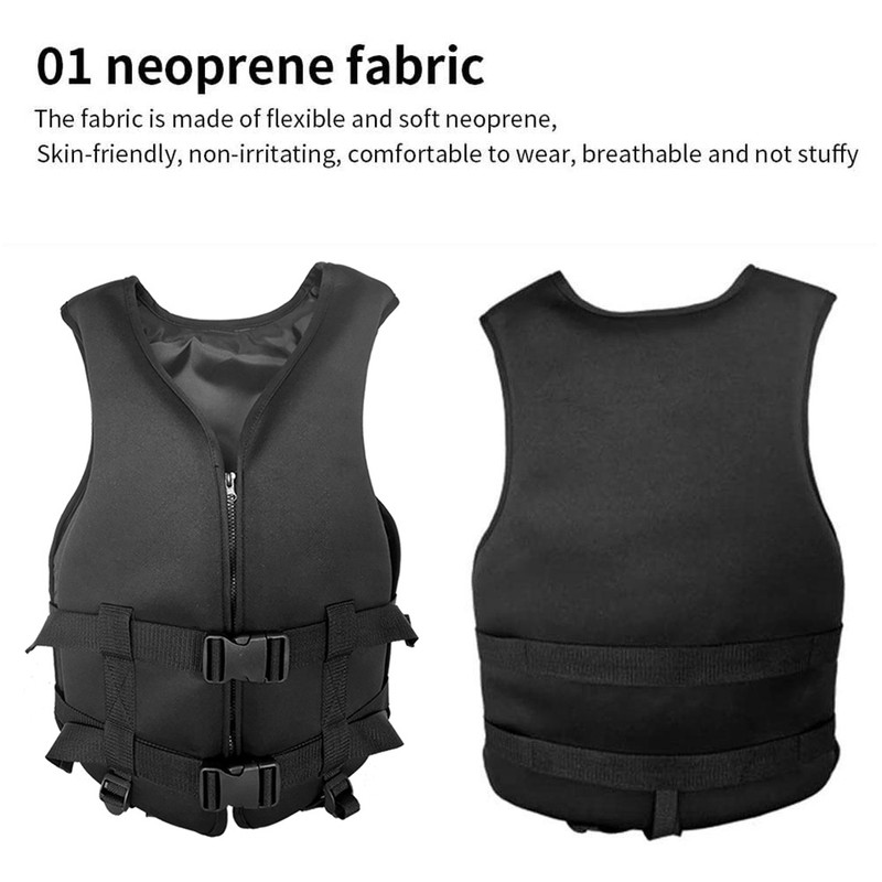 Summer Life Jacket Adult Buoyancy Vest Children Diving Training Breathable