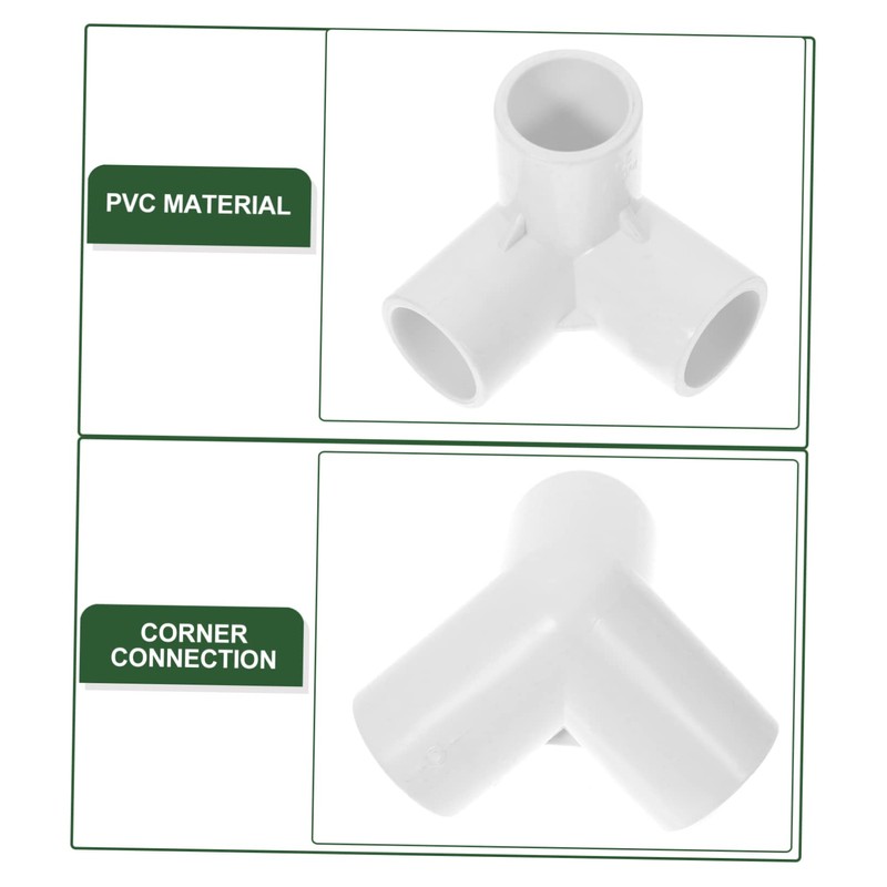 Uonlytech 10 Piezas codo de tubería de agua conector de