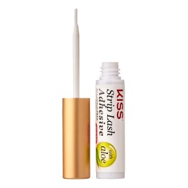 Pegamento para Pestañas Transparente a prueba de Agua Hipoalergénico con Aloe Vera Aplicador Delgado 5 Gr: Fijación Extra Fuerte