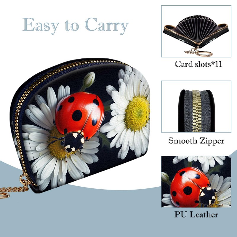 smauncucn Women's Slim RFID Wallet – Compact Leather Card Holder