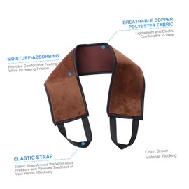 FRCOLOR 2pcs Bath Towel Set Back Scrubber Strip for Self Tanning Lotion Applicator