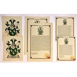 Curling - Last Name History and Coat of Arms from England Print Set (2 Pack)