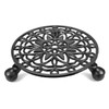 Fasmov Cast Iron Plant Stand Plant Pallet Caddy Plant Pot