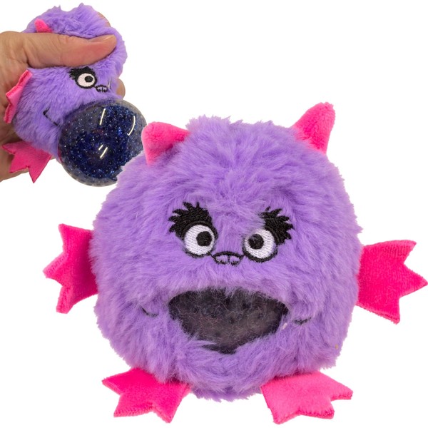 MIJOMA Plush Squeeze Ball, Diameter 7 cm, Anti-Stress Squeeze Ball