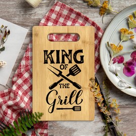 CGBHW Grilling Gifts for Men Wood Cutting Board, Good Helper for Grill Lovers, Dad's BBQ, Barbecue Chef Gifts for Dad Him Grandpa Son Brother Uncle Wooden Chopping Board Cutting Boards for Kitchen
