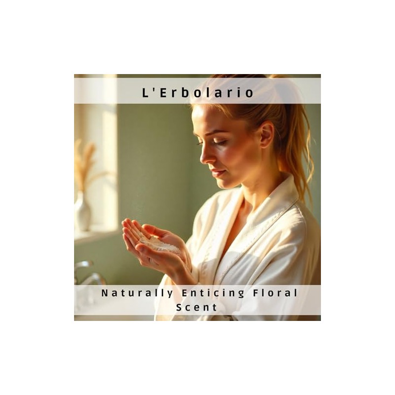 LErbolario Lerbolario rosa perfumed body powder, 3.5 oz