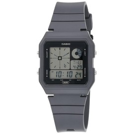 CASIO DIGITAL PLAYFUL LED, W/TIME, ALARM, S/W, WR OFF BLACK RESIN BAND