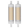 2Pcs R7S LED Light Bulb 118mm Dimmable 15W 154 LEDs