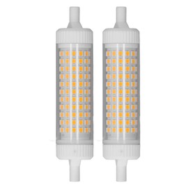 2Pcs R7S LED Light Bulb 118mm Dimmable 15W 154 LEDs Double Ended Floodlight for Home Night Advertising Lighting 220V