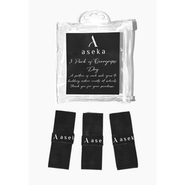 aseka Overgrip Tacky or Dry for Pickleball, Tennis, Badminton. A Portion of The Proceeds goes to Building Indoor Pickleball Courts at Schools. (Dry, Black)