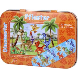 KINDERPFLASTER Dinosaur Tin Pack of 20