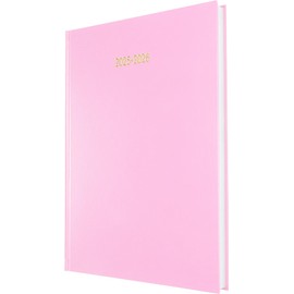 Star Note 2025-2026 A5 Page a Day Academic Diary School Planner Student Oragniser - Pink