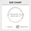 IDOKAWA White Pearl Strands Necklace Gold Link Combo Set for