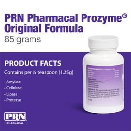 PRN Pharmacal ProZyme Original Formula Enzyme Replacement Supplement - Reinforces Animal's Digestive System, Supports Dog & Cat Food Breakdown - Promotes Pet's Digestive Health - 85 g, 3 Oz Bottle