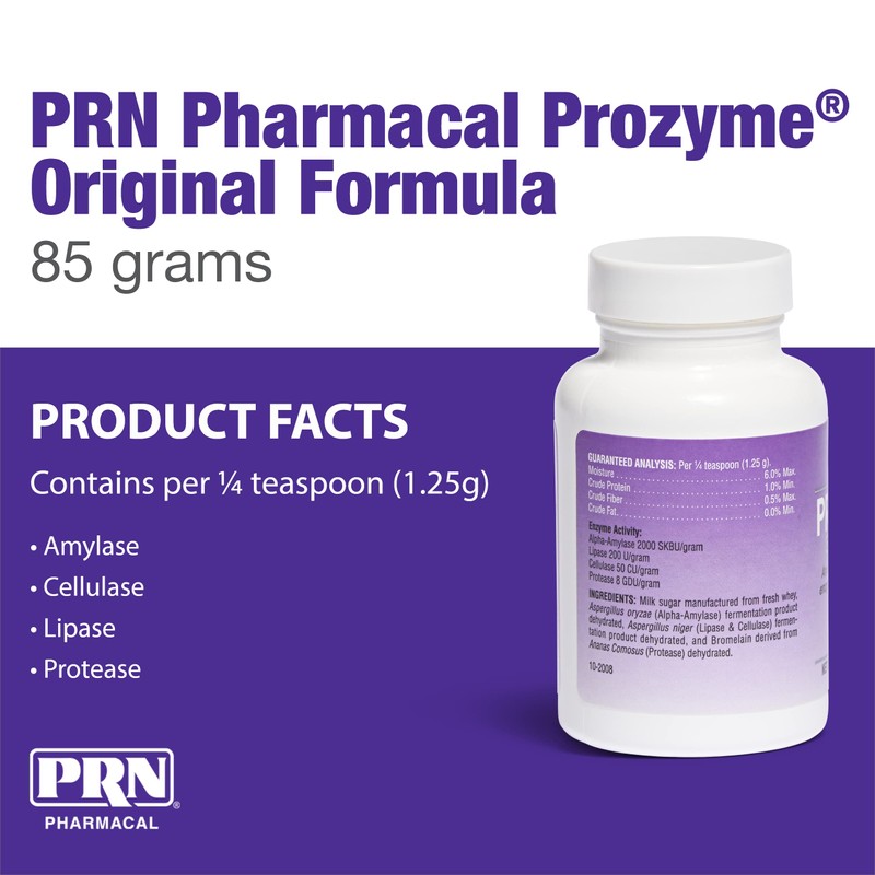 PRN Pharmacal ProZyme Original Formula Enzyme Replacement Supplement - Reinforces