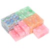 36pcs Pencil Eraser Fruit Flavor Sakura Pattern Correction Eraser Learning