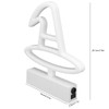 Neon Light Plastic Witch Hat Shape USB Battery Powered RGB