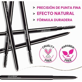 Wet n Wild Ultimate Brow Micro Lápiz para cejas, marrón oscuro, 0.2 oz