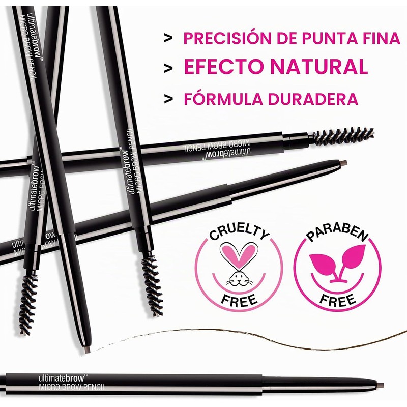 Wet n Wild Ultimate Brow Micro Lápiz para cejas, marrón