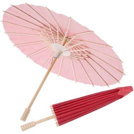 ledmomo Mini Paper Umbrella, Japanese Umbrella, 11.8 inches (30 cm), Set of 2, DIY Decoration, Japanese Style Decoration, Photo Tool, Red, Japanese Umbrella, Japanese Clothing, Kabuki, Inn Rental