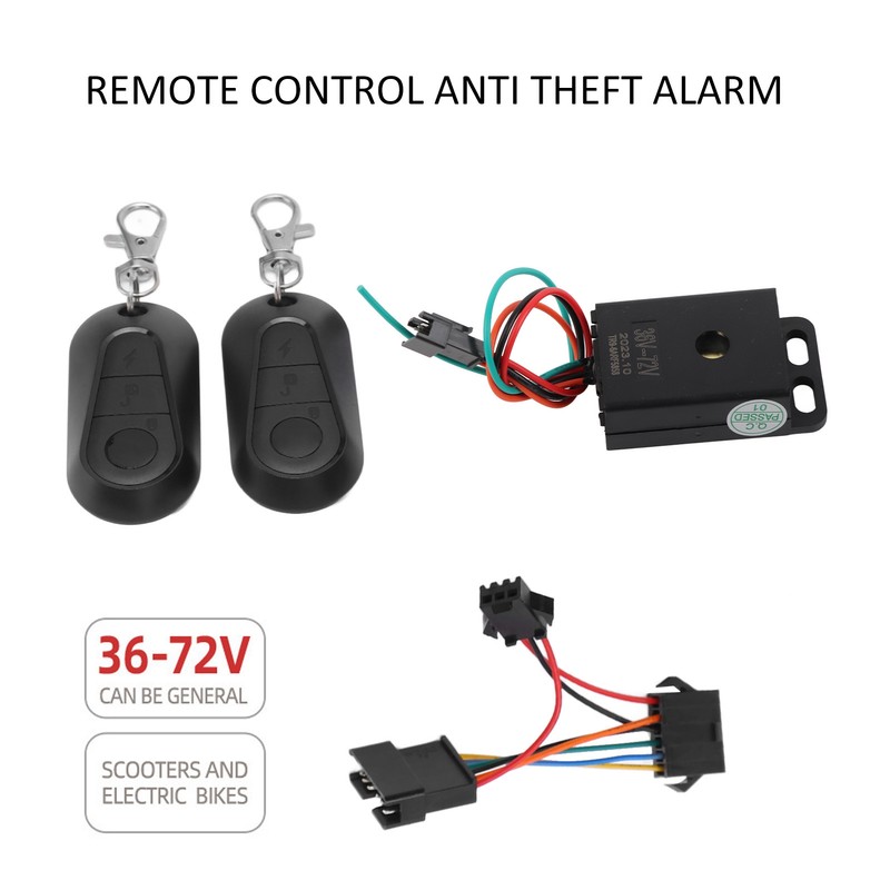 Electric Bike Alarm System One Touch Start Universal Electric Scooter