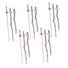 SHINEOFI 15 Sets Wooden Clock Hands Replacement for Clocks with