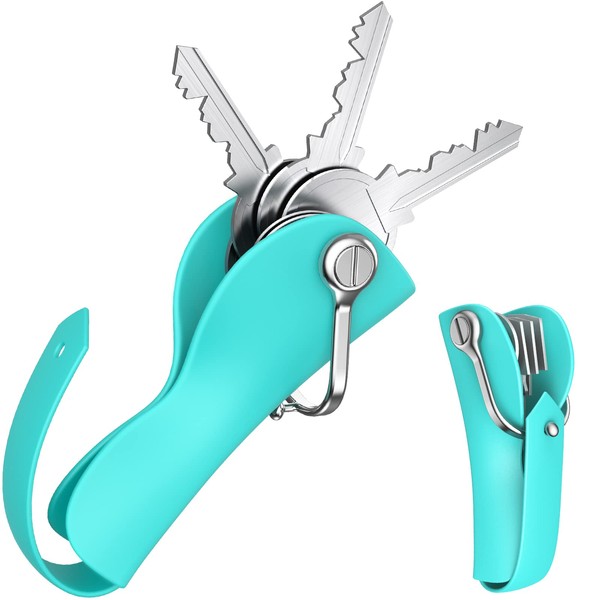 ELFRhino Silicone Key Organizer Keychain 1 Pack, Compact Key Holder